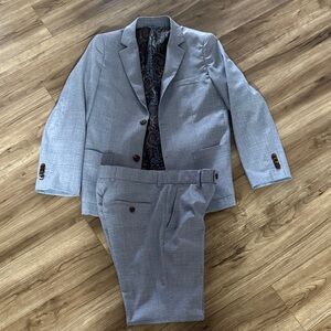 Isaac Mizrahi Light Gray Suit Jacket